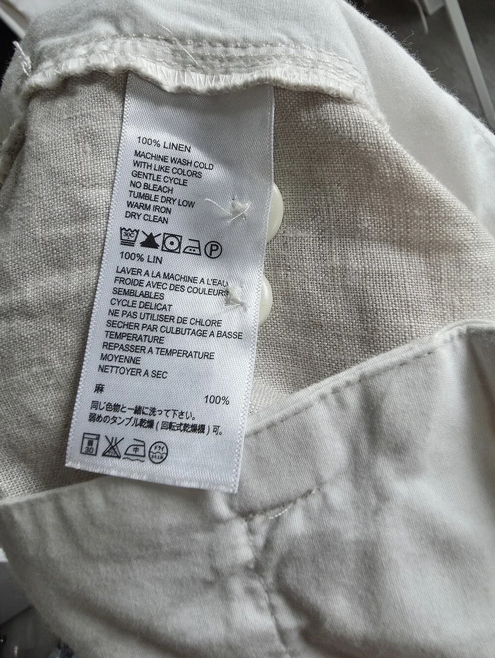 Tommy Bahama Relax Men’s 100% Linen On The Beach Pants beige XXL